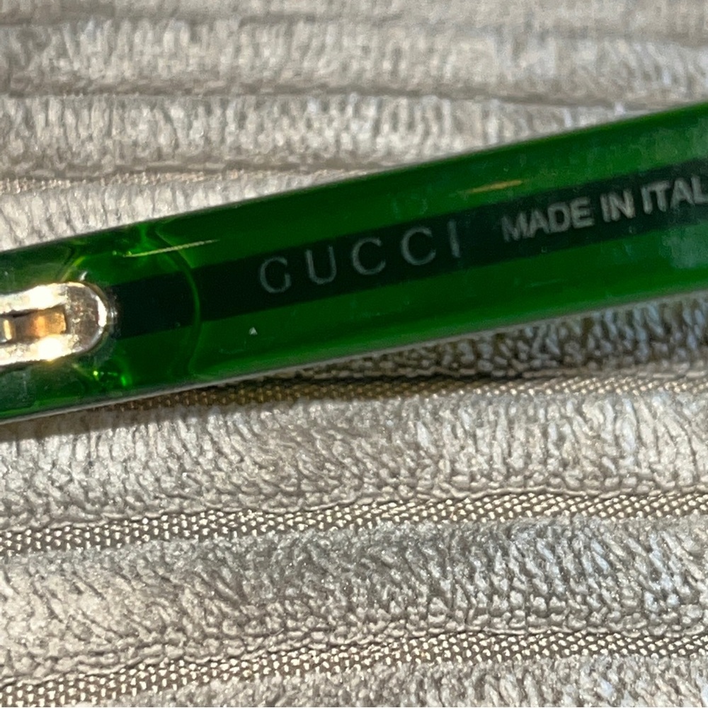 Authentic Gucci Sunglasses GG0702SKN 003 Green And Red Tortoise 54-19-145 - Picture 13 of 16